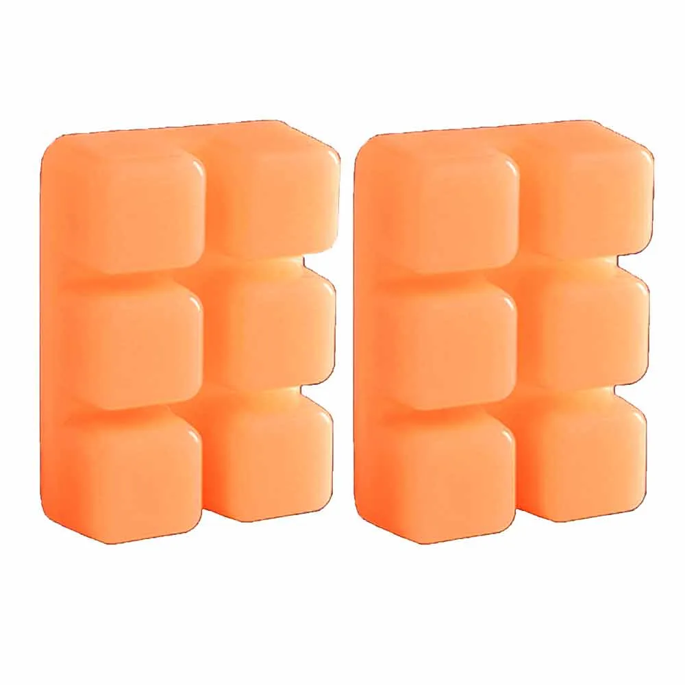 2 Pk Cube Rose Wax Melts Candle Warmer Scented Fragrance 2.5oz Aroma Therapy