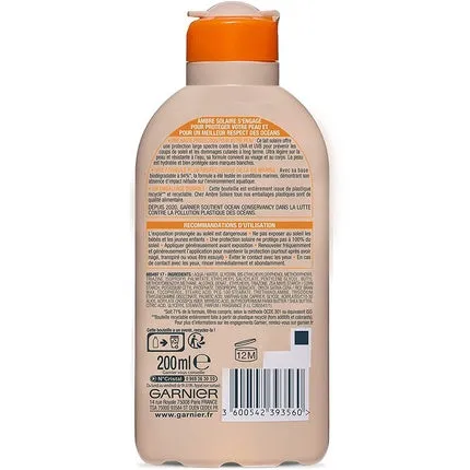 Ambre Solaire Sun protection lotion Spf30 200 ml, Garnier