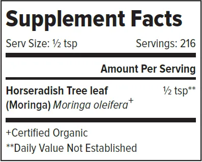 Banyan Botanicals Moringa Powder .5 lb