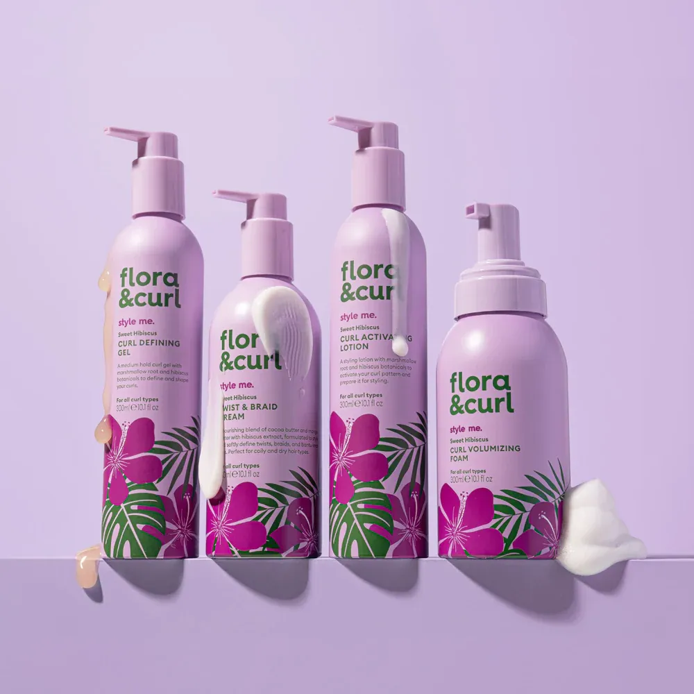 Flora & Curl Sweet Hibiscus Curl Activating Lotion