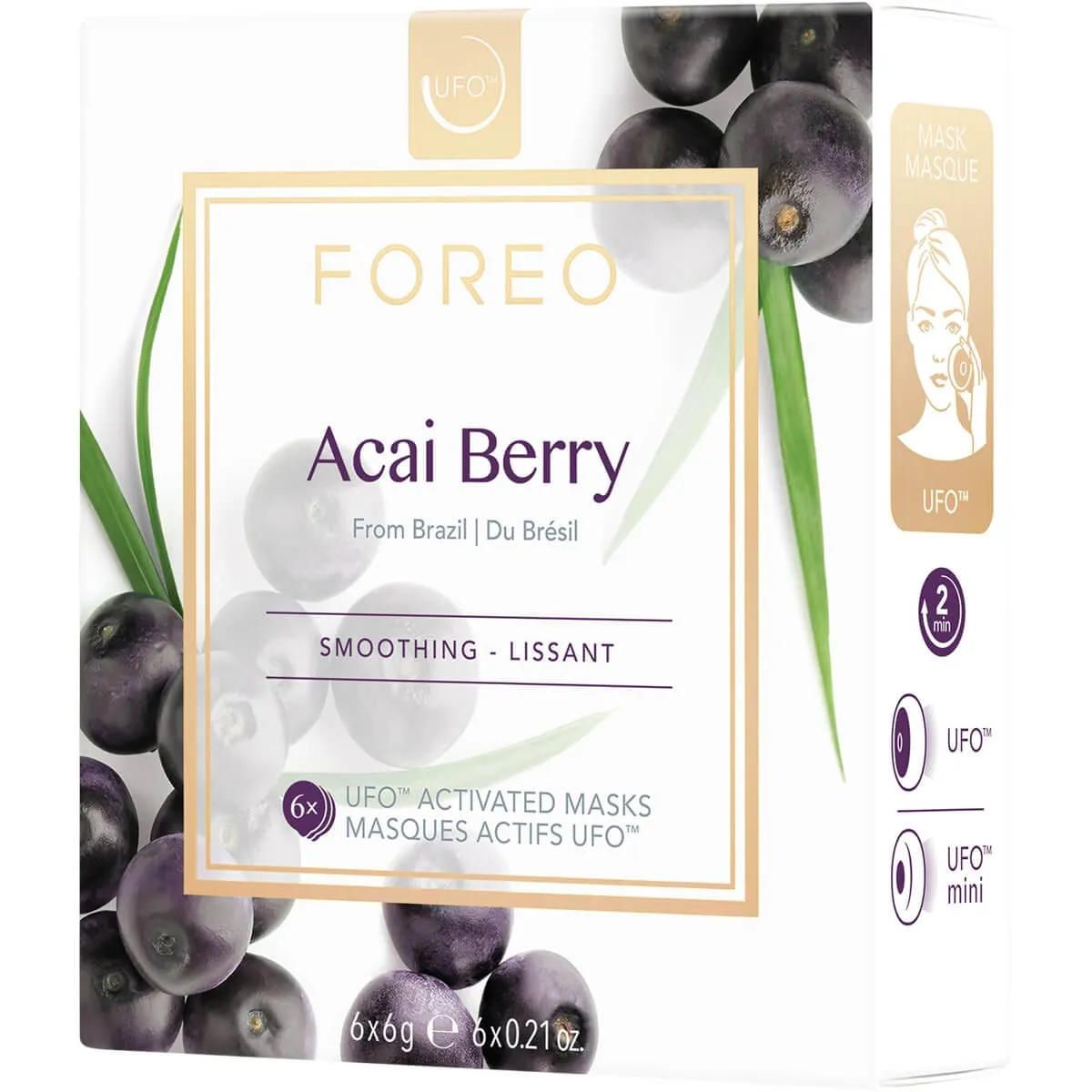 FOREO Farm to Face Collection Mask - Acai Berry