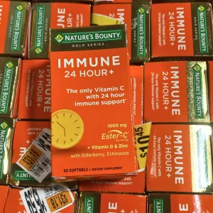 Immune 24 Hour  The Only Vitamin C with 24 hour immune support 50 softgels (35 Pcs Lot)