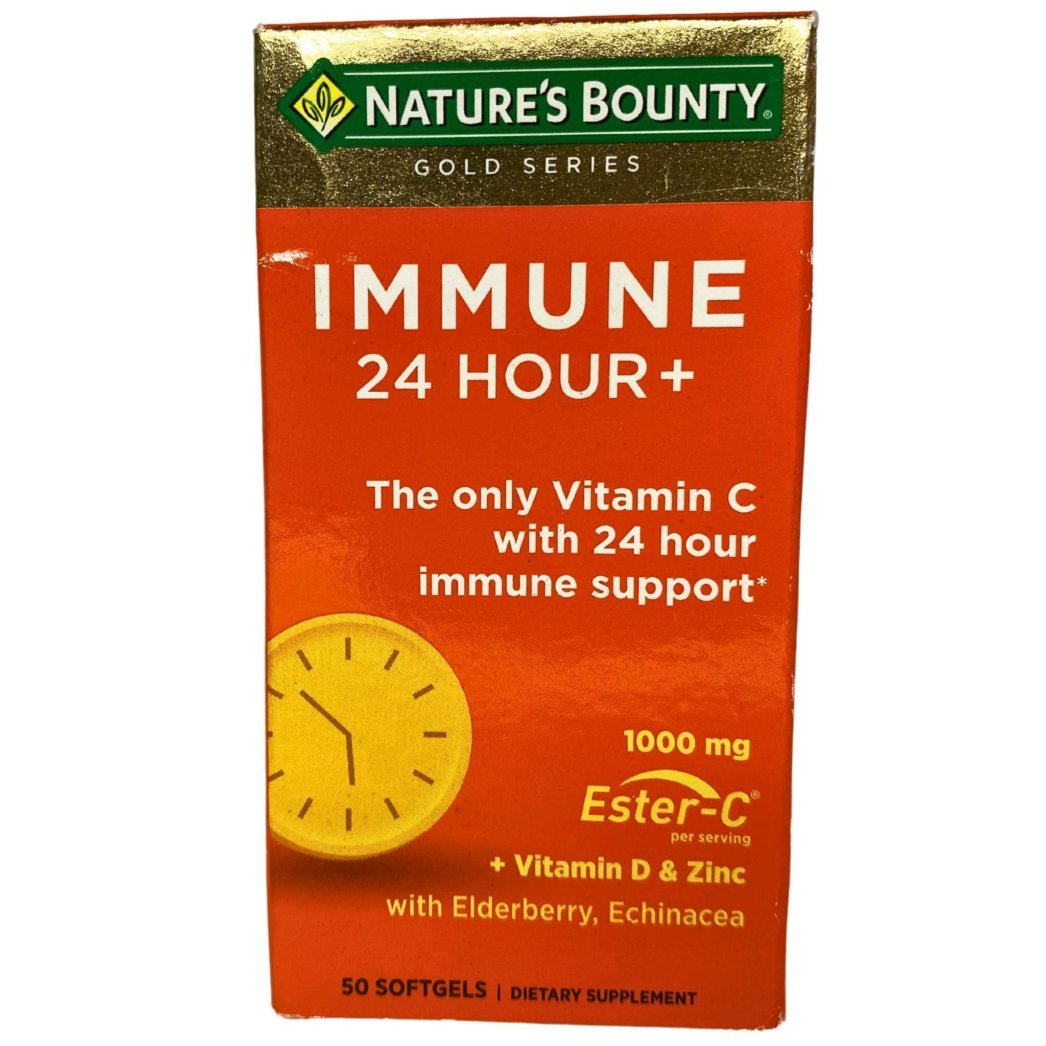 Immune 24 Hour  The Only Vitamin C with 24 hour immune support 50 softgels (35 Pcs Lot)