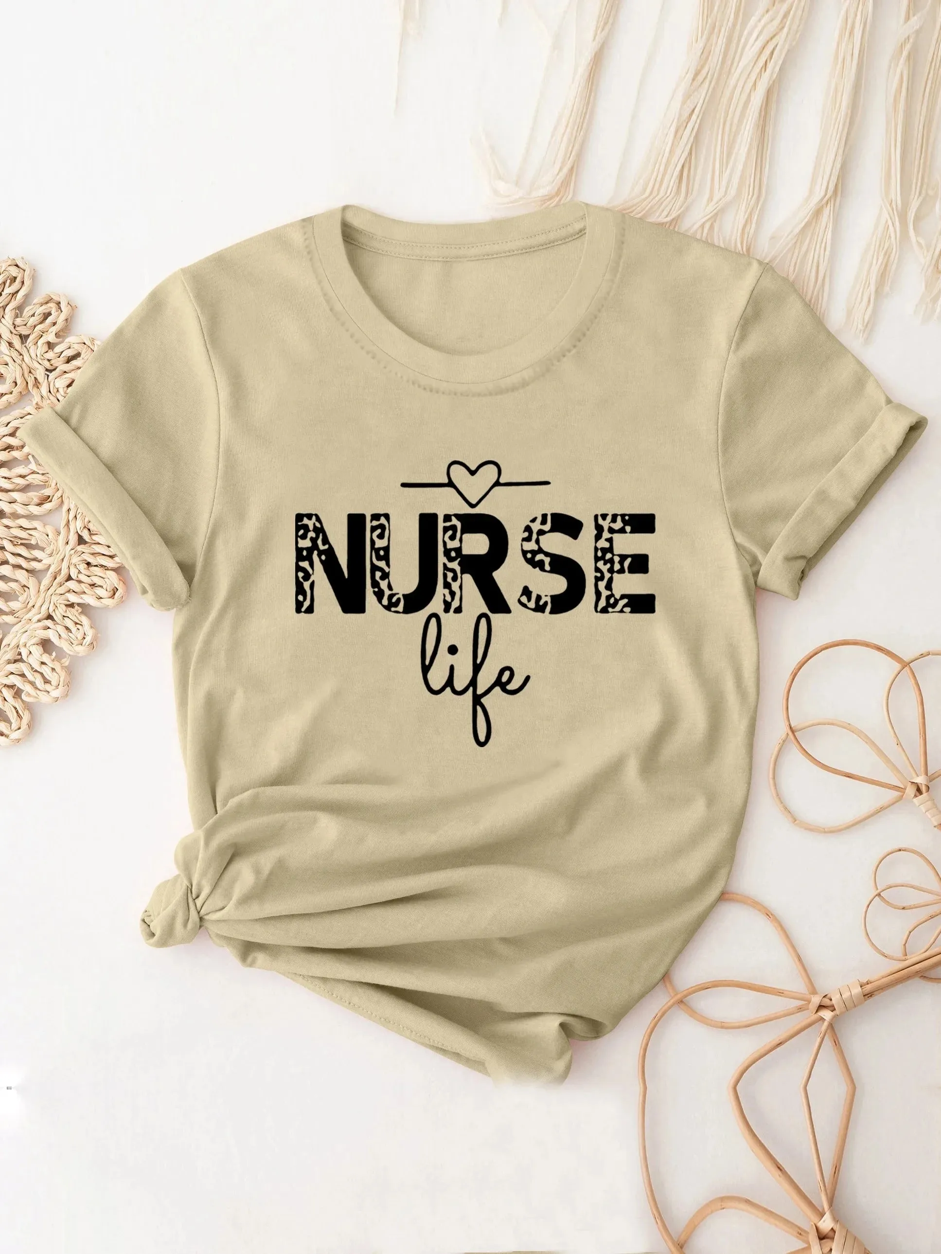 Nurse Life Print T-Shirt