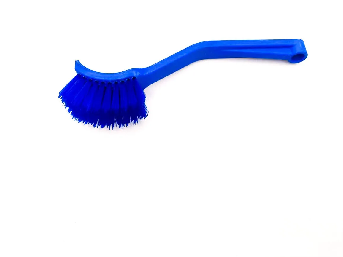 Plastic Wash Basin / Toilet Seat Cleaning Brush (Multicolour)